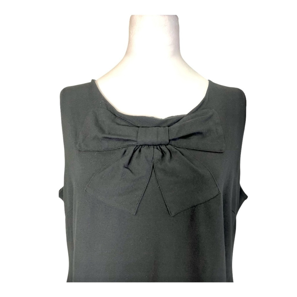 Banana‎ Republic Bow sleeveless TopXL Black
